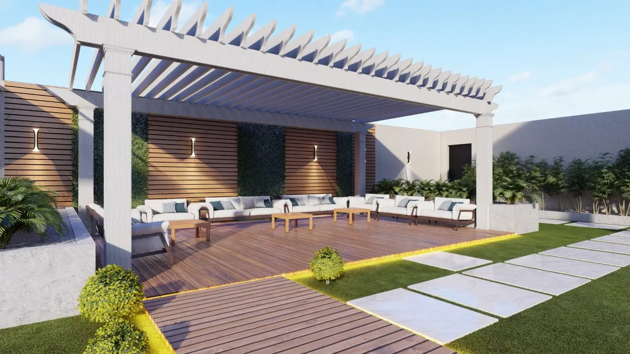 تصميم حدائق منزلية الرياض