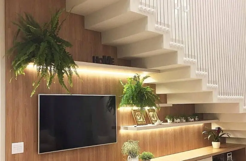 تنسيق ديكورات تحت الدرج