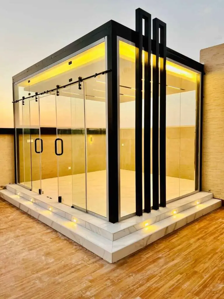 تصاميم مجالس زجاجية بالرياض